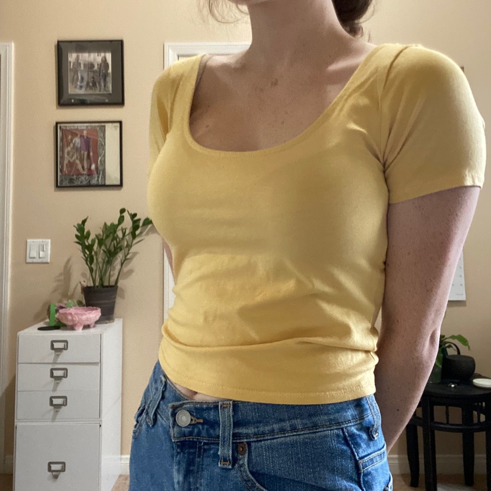 Yellow shirt
